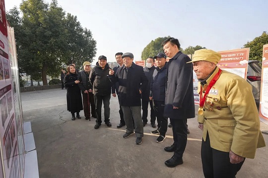 無錫市關工委繆根寶主任一行調(diào)研指導惠山區(qū)關工委工作